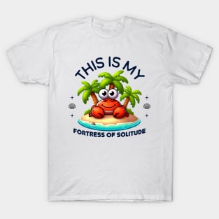 Happy Crab on Deserted Island T-Shirt